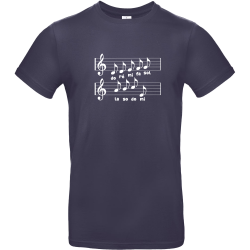 T-shirt musical Do Ré Mi – Notes de solfège | Cadeau musicien
